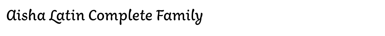 Aisha Latin Complete Family
